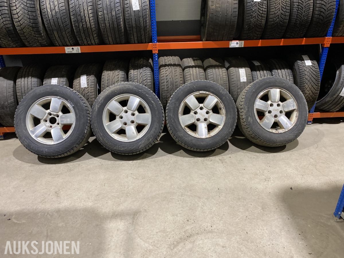 DIVERSE HJULSETT FRA ULIKE BILMODELLER. 10 HJULSETT, SOMMER, VINTER.